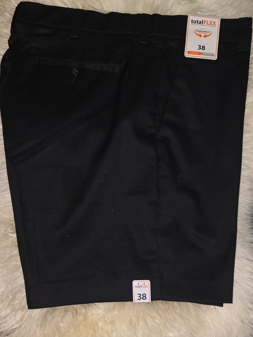 totalFLEX Black Dress Shorts